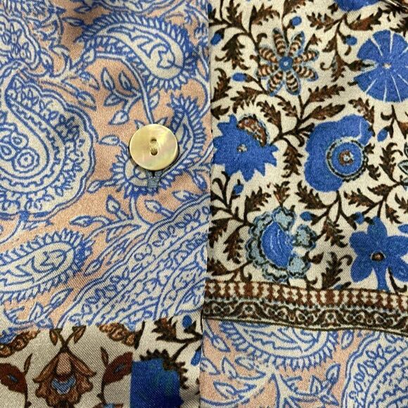 dRA Los Angeles Oversized Floral & Paisley Button Up size M - Picture 6 of 9